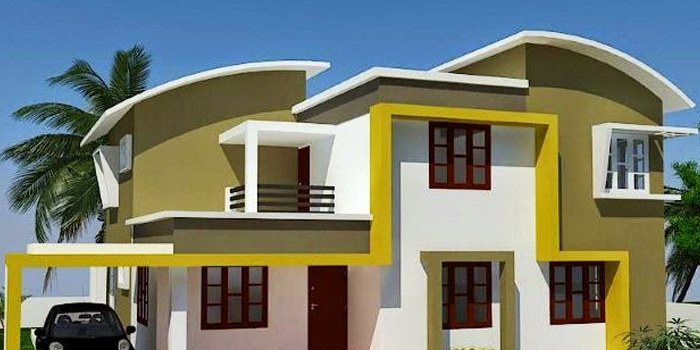 Villa Exterior Walls Painting